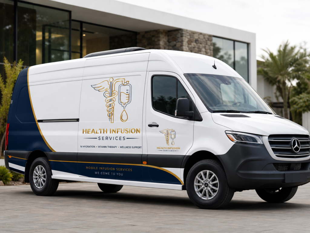 Health Infusion Services Mobile treatment car